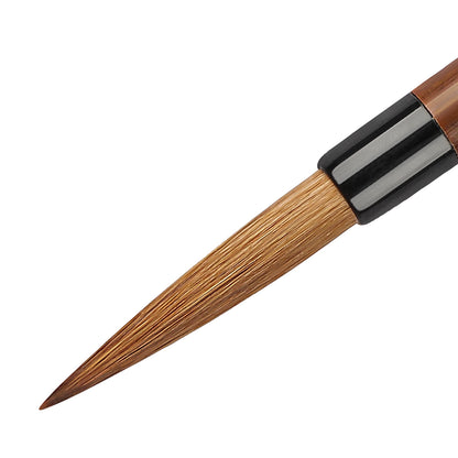 Precision Wolf Hair Calligraphy Brush: Elevate Your Artistry (middle size)